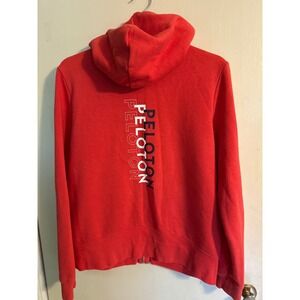 Peloton Full Zip Hoodie Athletic Jacket Activewear Logo‎ Women's Large